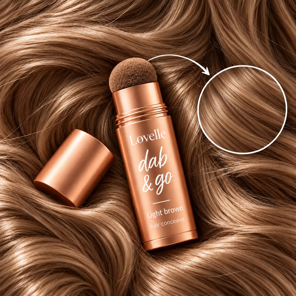 Lovelle Dab & Go – Hårconcealer för utväxt, bena & glest hår