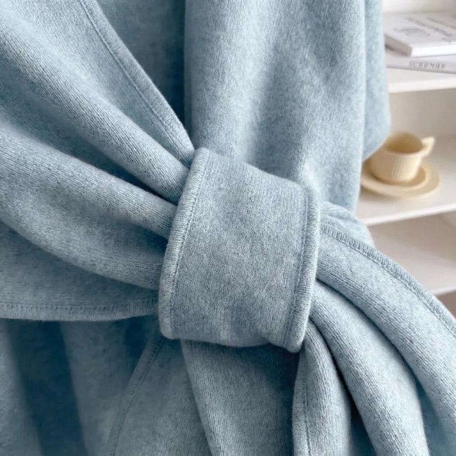 Lovelle Poncho – Poncho leggerissimo in twill di cotone