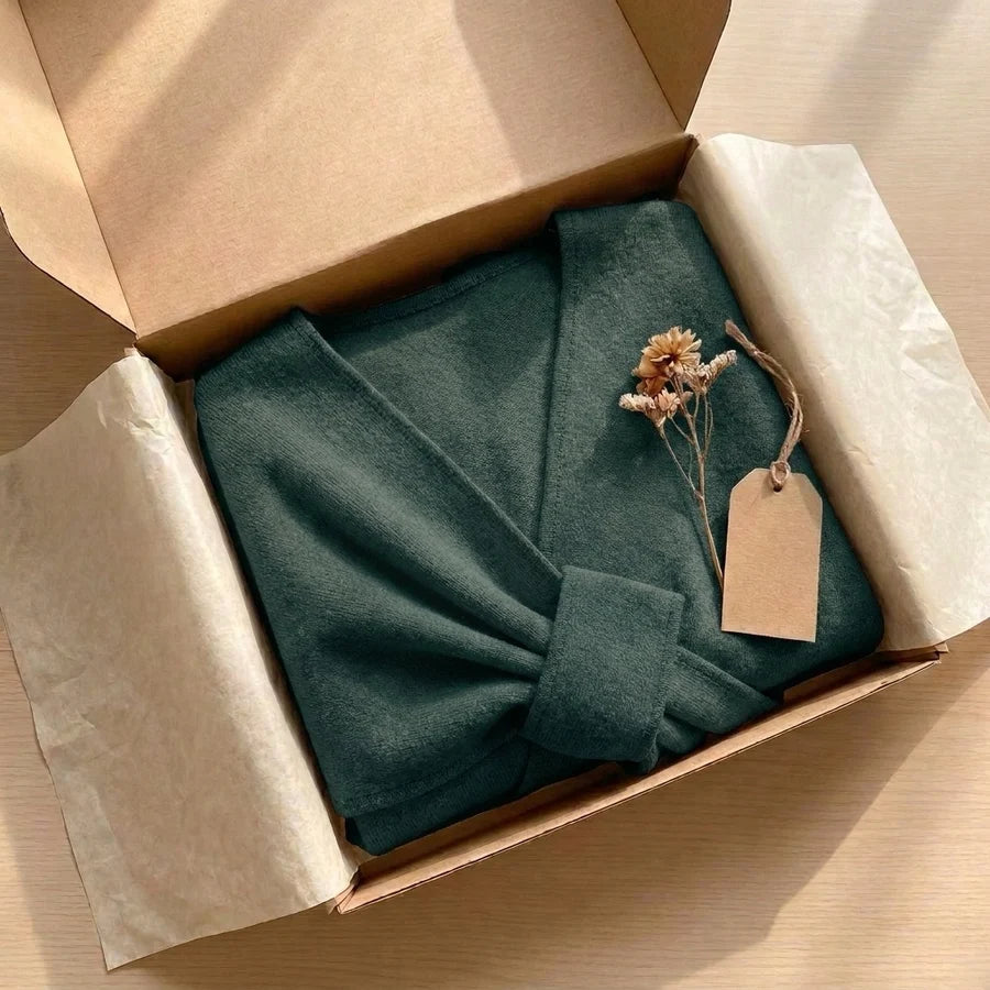 Lovelle Poncho – Poncho leggerissimo in twill di cotone