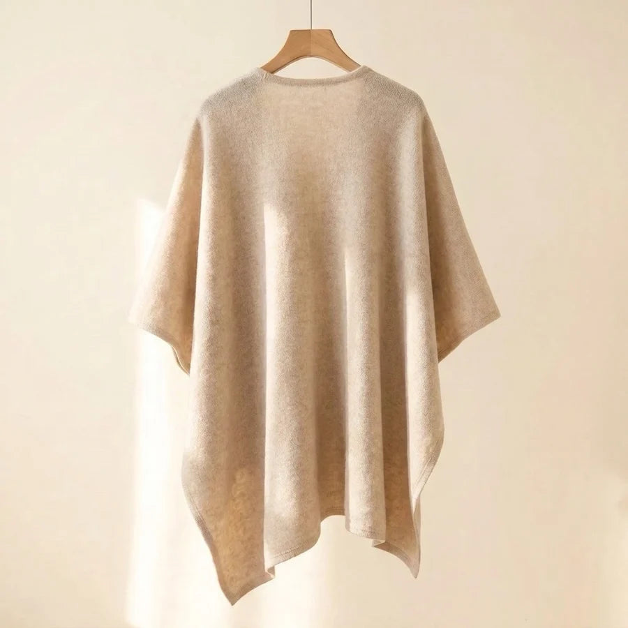 Lovelle Poncho – Poncho leggerissimo in twill di cotone