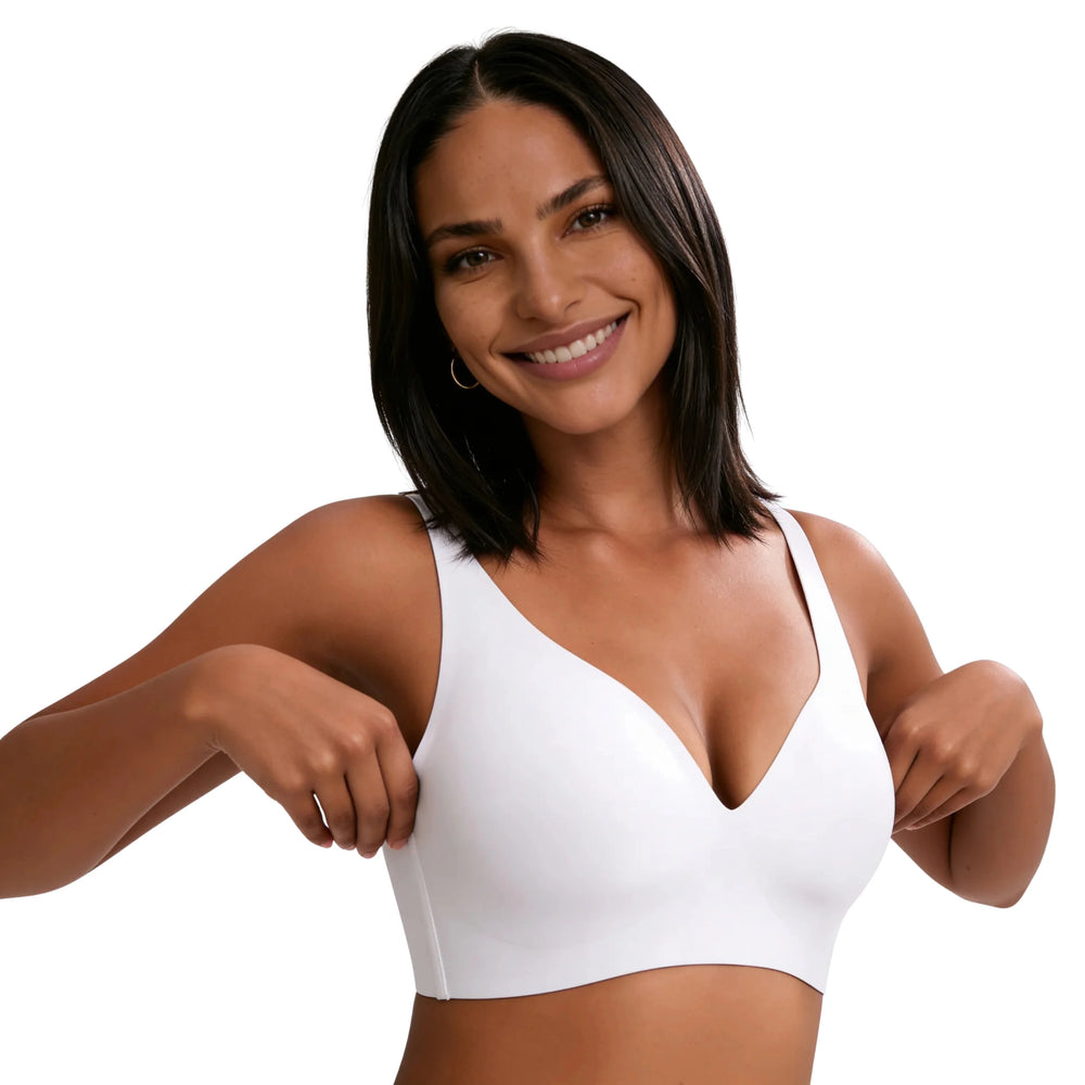 Reggiseno Lovelle senza cuciture e senza ferretto bianco, invisibile sotto i capi chiari