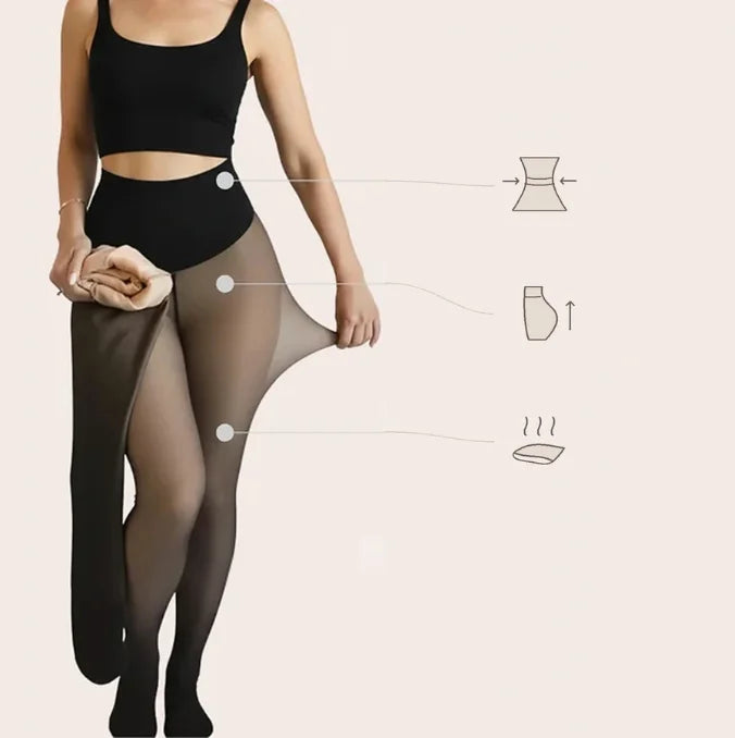 Lovelle Thermal – Collant termici con pancia piatta