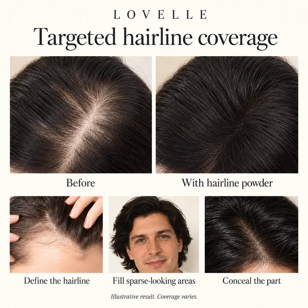 Lovelle Dab & Go – Hårconcealer för utväxt, bena & glest hår