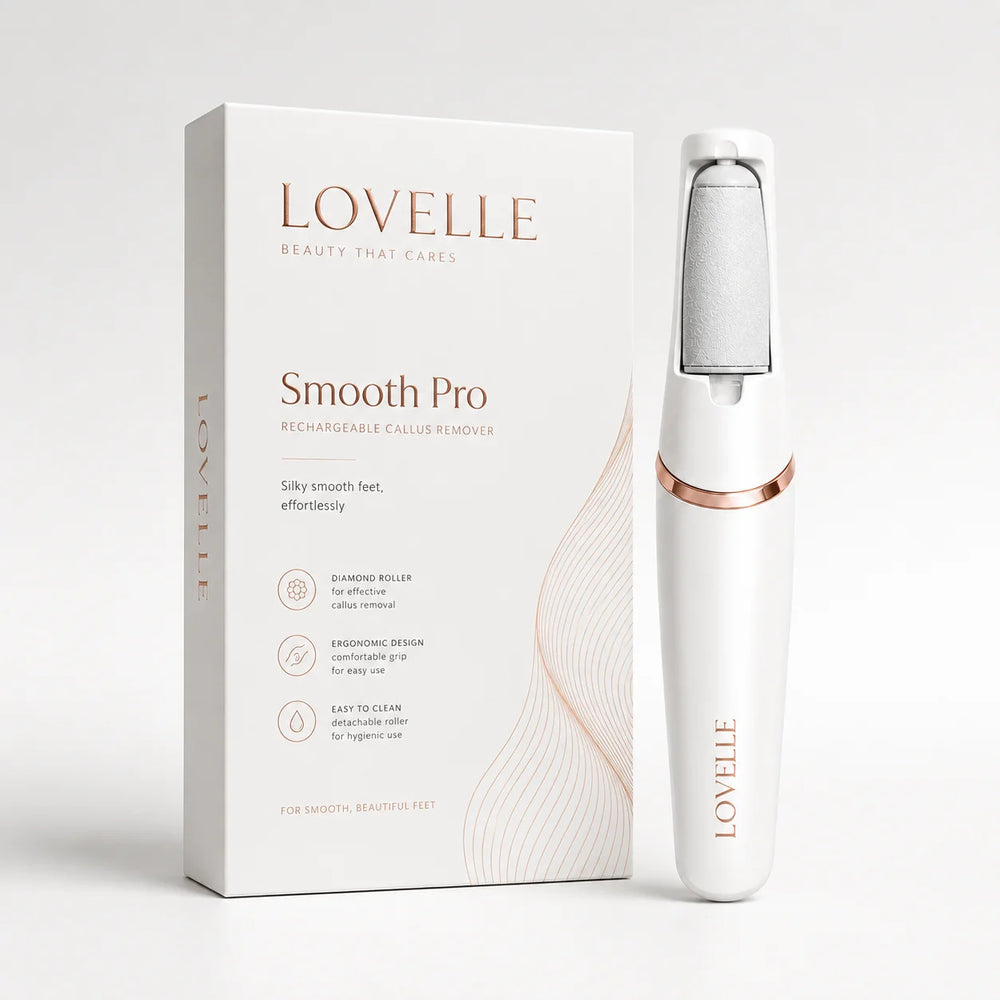 Lovelle Smooth Pro – Rullo elettrico per calli e piedi