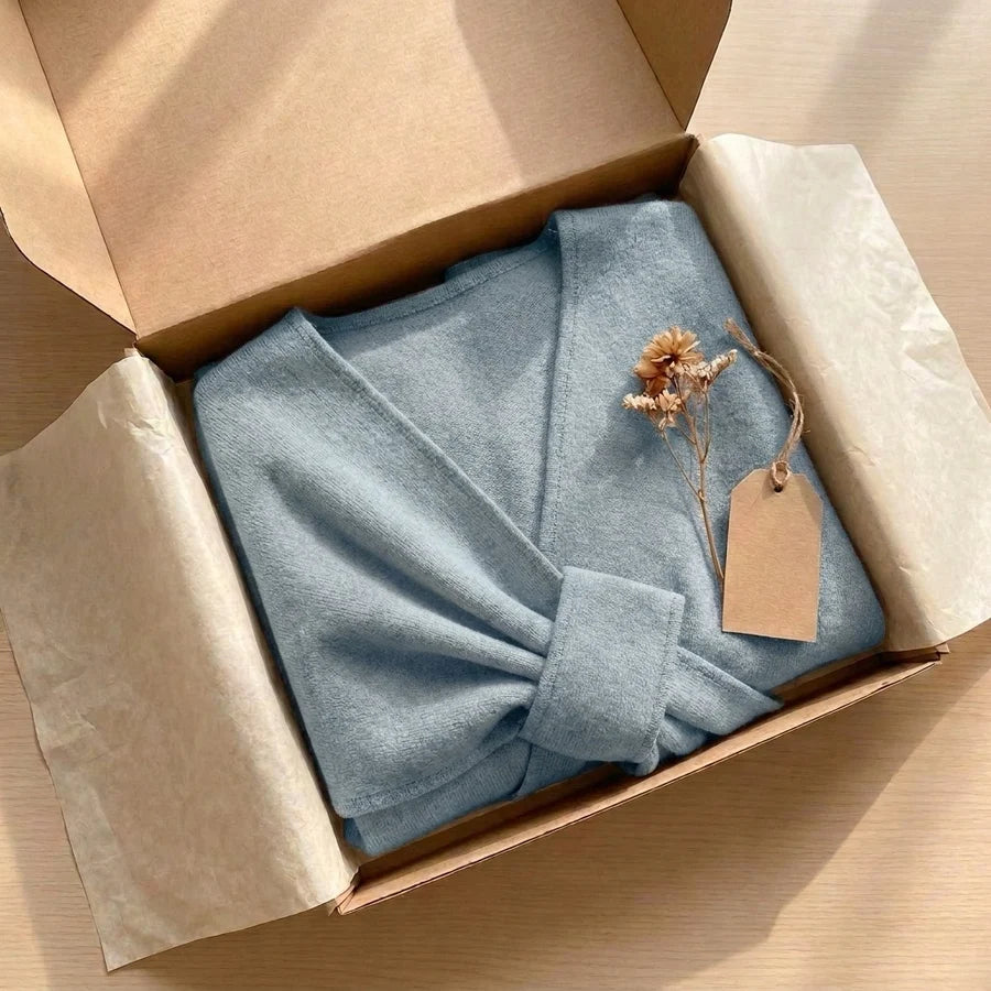 Lovelle Poncho – Poncho leggerissimo in twill di cotone