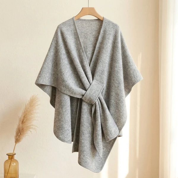 Lovelle Poncho – Poncho leggerissimo in twill di cotone