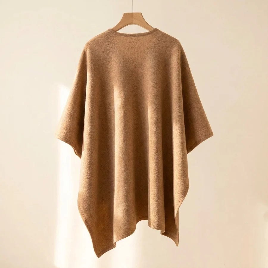 Lovelle Poncho – Poncho leggerissimo in twill di cotone