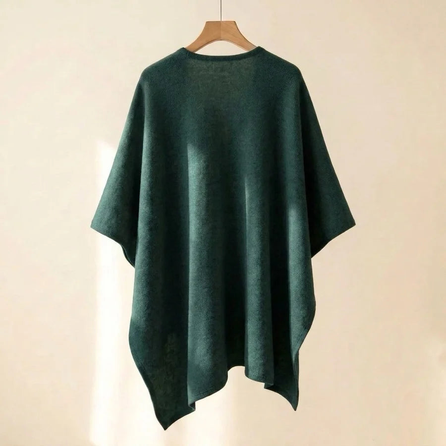 Lovelle Poncho – Poncho leggerissimo in twill di cotone