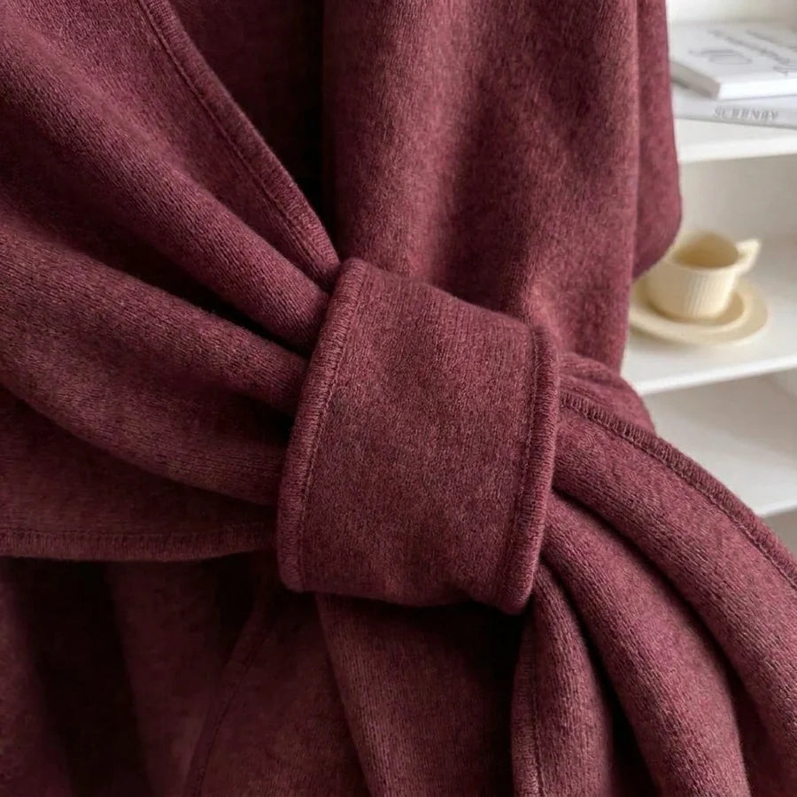 Lovelle Poncho – Poncho leggerissimo in twill di cotone