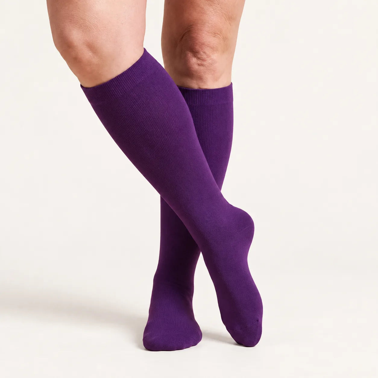 Calze a compressione Lovelle Lift nella fantasia Lilla