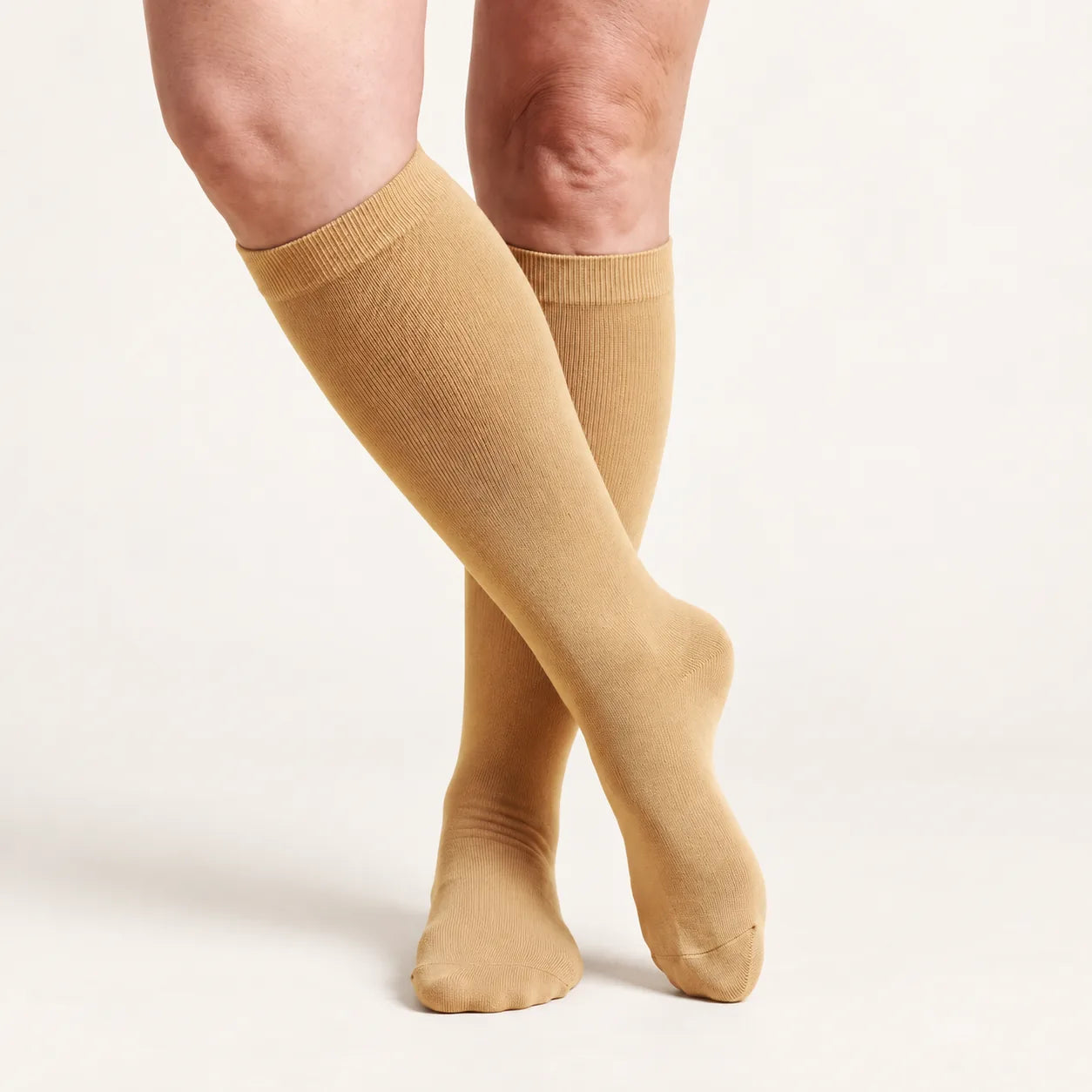 Calze a compressione Lovelle Lift nella fantasia Sabbia